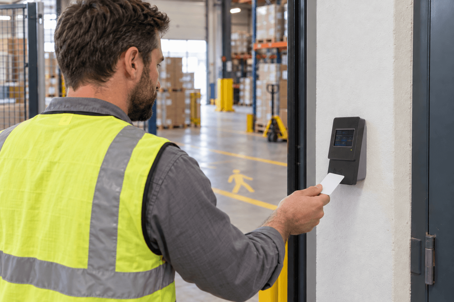 Pointeuse tactile RFID MyTiming, badges et logiciel web de suivi des horaires